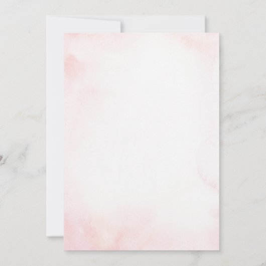 Invitation Coquette Bow rose Princess Kingdom 4e anniversaire (Dos)