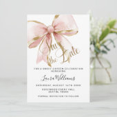 Invitation Coquette Bow Save The Date Douze Ans (Debout devant)