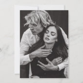 Invitation Coquette Bows Charbon (Dos)