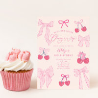 Coquette Cerise sur le Top Bow Anniversaire