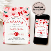 Invitation Coquette Cherry sur le Baby shower supérieur Invit