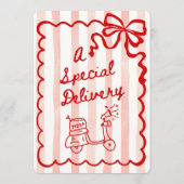 Invitation Coquette Ciao Baby Italian Theme (Dos)