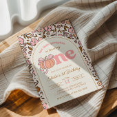 Invitation Coquette Citrouille Automne Floral 1er Anniversair