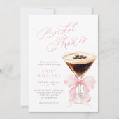 Invitation Coquette Coffee Bridal Shower (Devant)