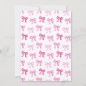 Invitation Coquette d'anniversaire de la poupée de Preppy (Dos)