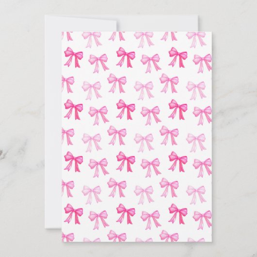 Invitation Coquette d'anniversaire de la poupée de Preppy (Dos)