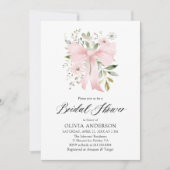 Invitation Coquette de la botte rose moderne Fête des mariées (Devant)