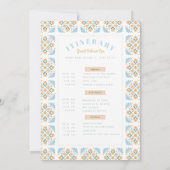 Invitation Coquette Final Fiesta 3 Day Itinerary Bachelorette (Dos)