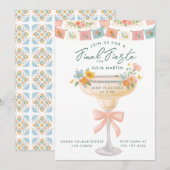 Invitation Coquette Final Fiesta Bachelorette (Devant / Derrière)