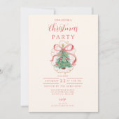 Invitation Coquette Joyeux & Lumineux Noël (Devant)