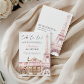 Invitation Coquette Paris Café parisien