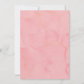 Invitation Coquette pink bow woodland animals baby shower (Dos)