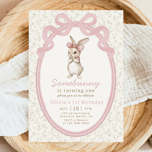 Invitation Coquette pour le 1er Anniversaire de So