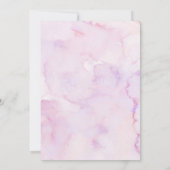 Invitation Coquette Purple Butterfly baptism and 1st birthday (Dos)