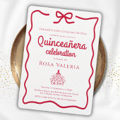 Invitation Coquette Quinceanera