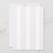 Invitation Coquette Red Bow Mignonne Premier Anniversaire (Dos)