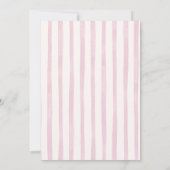 Invitation Coquette rose Mariage méditerranéen aux citrons (Dos)