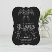 Invitation Coquette sombre gothique Halloween Costume Cool (Debout devant)
