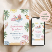 Invitation Coquette Summer Bachelorette Party Itinerary