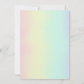 Invitation Coquette Unicorn Magical Day Girl Birthday (Dos)