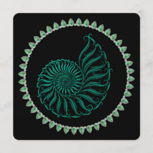 Invitation Coquillage de Plage - SRF