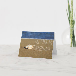 Invitation Coquillage de vagues de plage vous serez ma