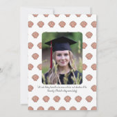 Invitation Coquillages avec photo Sortir du Grand Parti (Dos)