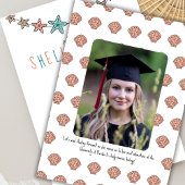 Invitation Coquillages avec photo Sortir du Grand Parti