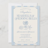 Invitation Coquillages & Cloches de Mariage Enterrement de Vi (Devant)