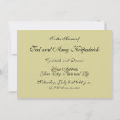 Invitation Coquillages de coquillages Mollusk Clam Élégant Ar (Dos)