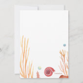 Invitation Coquillages de Corail (Dos)