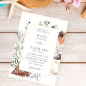 Invitation Coquillages et Mariage floral blanc 1-V2