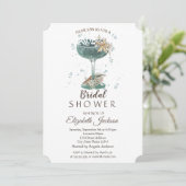 Invitation Coquilles de cocktail Naissance de mariage (Debout devant)