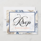 Invitation Coquilles de RSVP Plage ou Destination (Devant)
