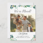 Invitation Corail botanique Floral Fête du réchauffement de l (Devant)