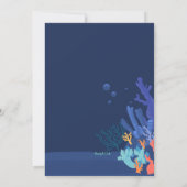 Invitation Corail de Mer Profonde (Dos)
