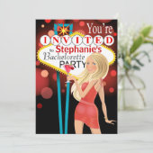 Invitation Corail du Las Vegas Bachelorette Party (Debout devant)