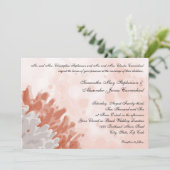 Invitation Corail et récif blanc (Debout devant)