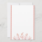 Invitation Corail Reef (Dos)