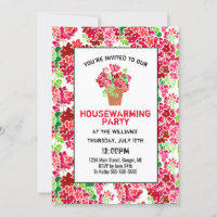 Corail rose de Geranium Floral Red House Fête du r