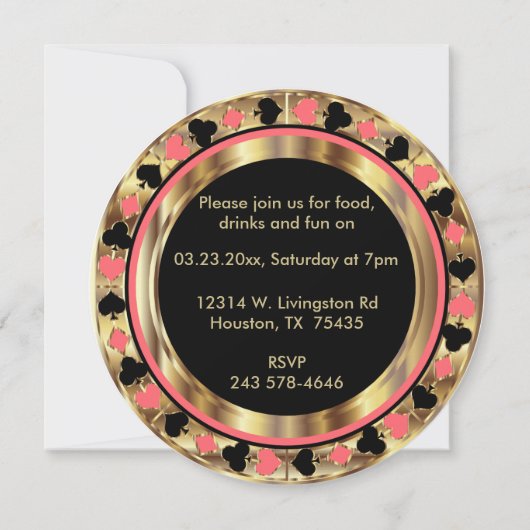 Invitation Coral 00th Birthday Party - DO-IT-YOURSELF Ville & (Dos)