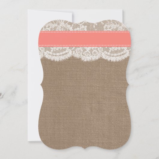 Invitation Coral Sand Dollar Plage Mariage Douche (Dos)