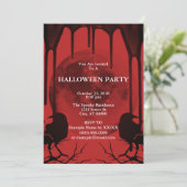 Invitation Corbeaux et Pleine Lune (Debout devant)