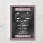 Invitation Corbeaux Oiseaux Jusqu'à Ce Que La Mort Nous Sépar (Devant)