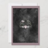 Invitation Corbeaux Oiseaux Jusqu'à Ce Que La Mort Nous Sépar (Dos)