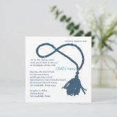 Invitation Corde de prière bleue (Debout devant)