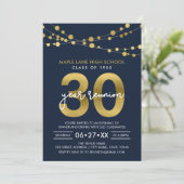 Invitation Cordes bleues de lumière 30 ans Classe Réunion (Debout devant)