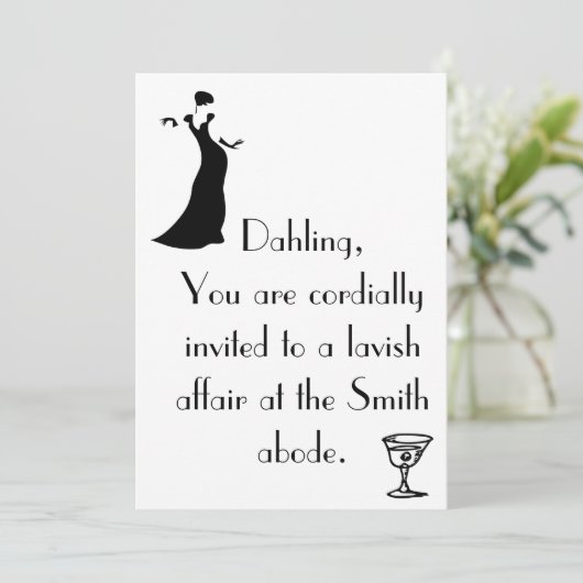 Invitation cordiale (Debout devant)