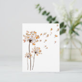 Invitation Corgi Flower Fly Dandelion Shirt Cute Dog Lover (Debout devant)