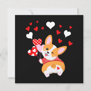 Invitation Corgi Heart, Devine Ce Corgi Butt